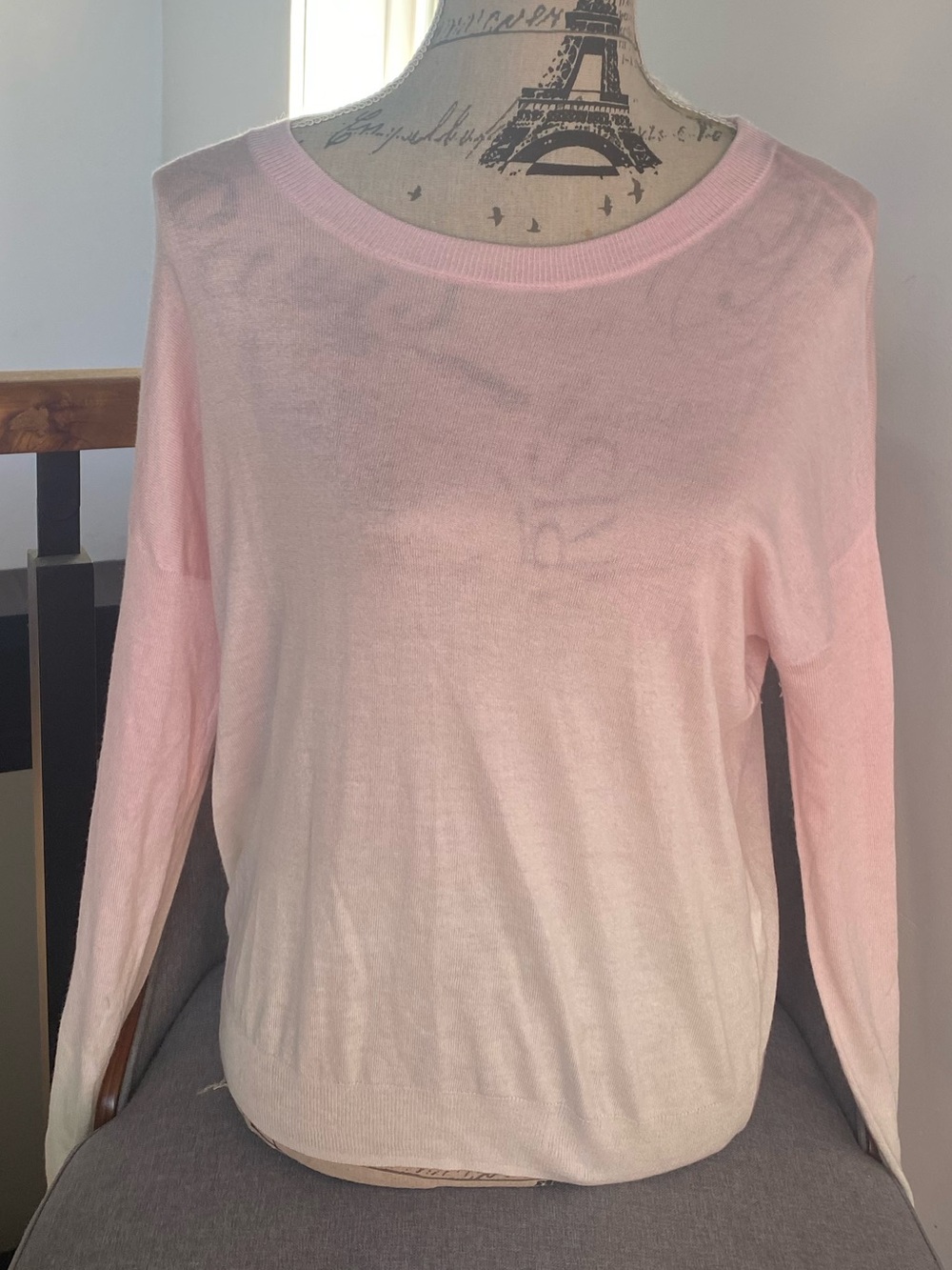 Splendid Light Pink Long Sleeve Knit Top